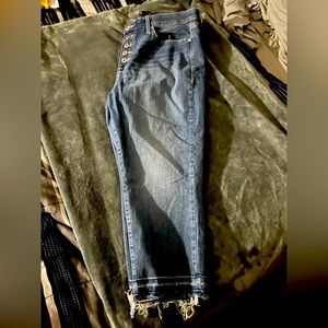 Button down torrid jeans.